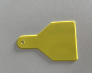 Valve nummer plate plastic